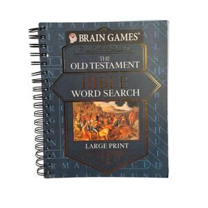 Brain Games Old Testament Bible Word Search Large Print Spiral